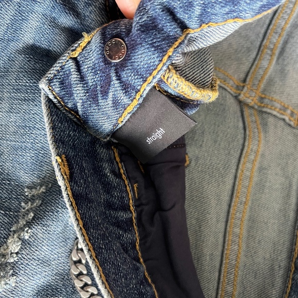 Authentic Gucci chain denim jeans - Picture 5 of 12